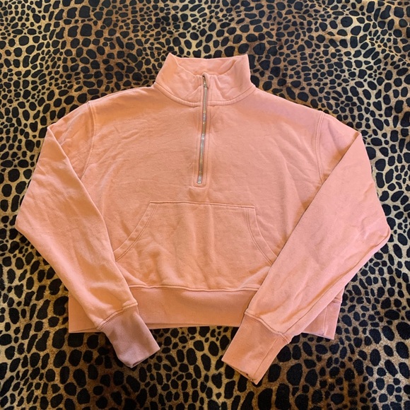 American Eagle Aerie quarter zip beach fleece - Picture 2 of 3